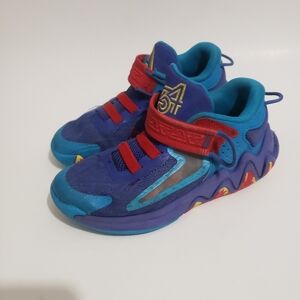 Nike Giannis Immortality Low Lapis Sneakers Kids Size 13 C DQ1942-400 Well  Kept